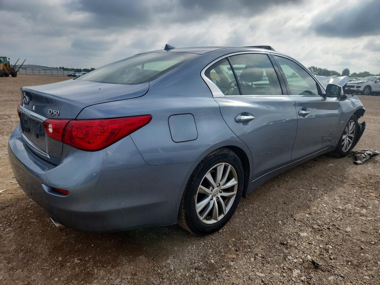 2014 Infiniti Q50 Base/premium/sport Синий vin: JN1BV7AP3EM672636