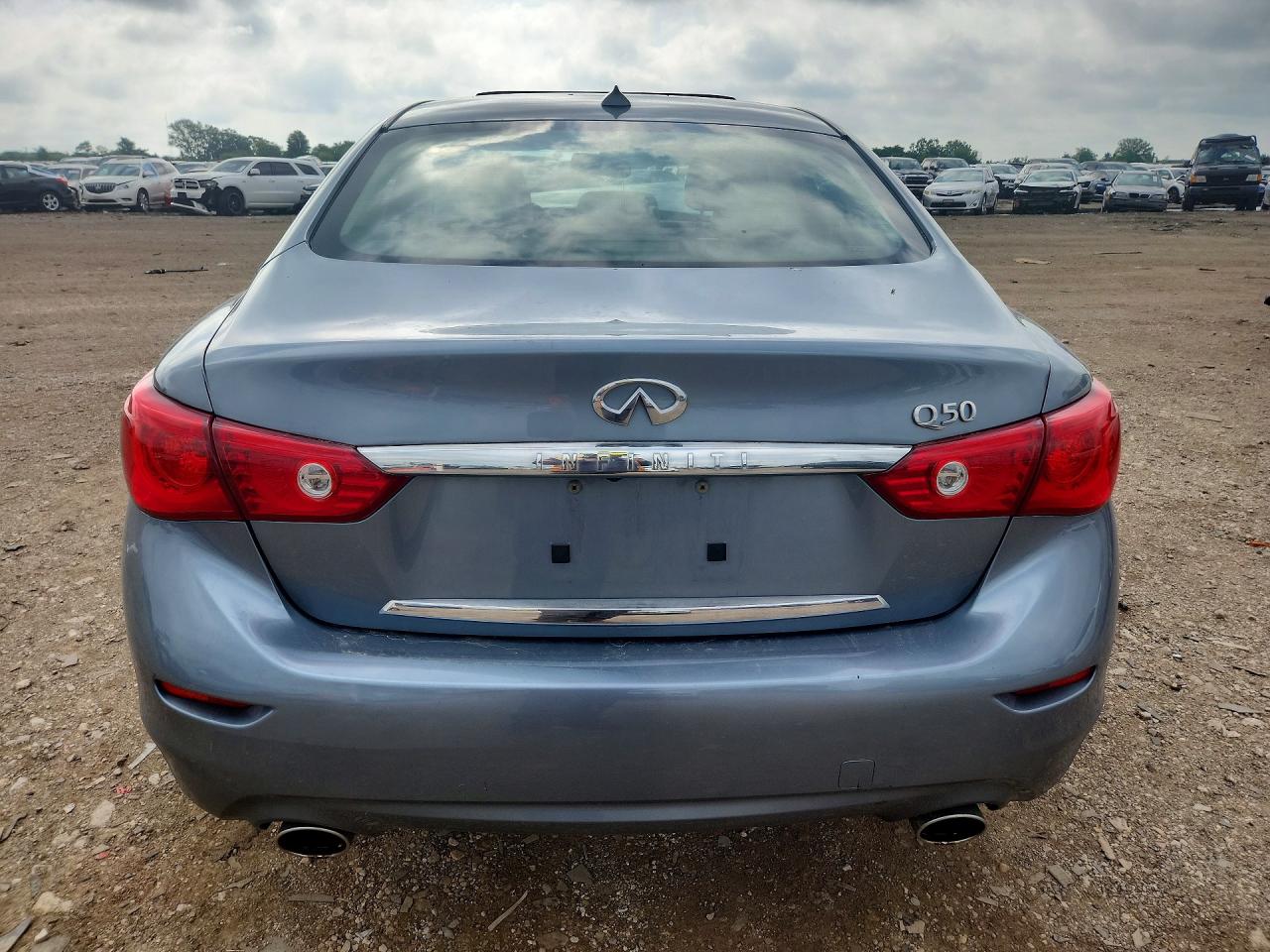 2014 Infiniti Q50 Base/premium/sport Синий vin: JN1BV7AP3EM672636