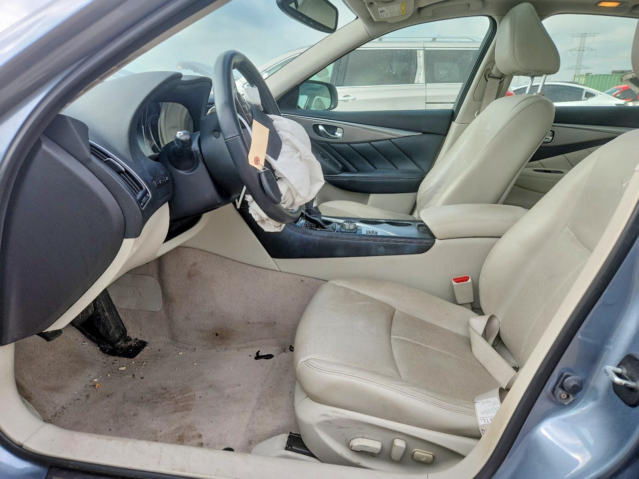 2014 Infiniti Q50 Base/premium/sport Синий vin: JN1BV7AP3EM672636