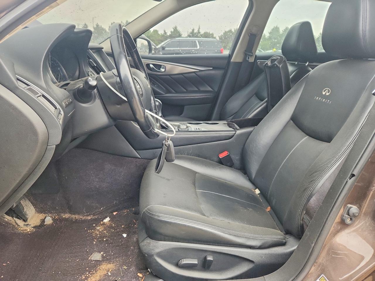 2014 Infiniti Q50 Base Blue vin: JN1BV7AP3EM675696