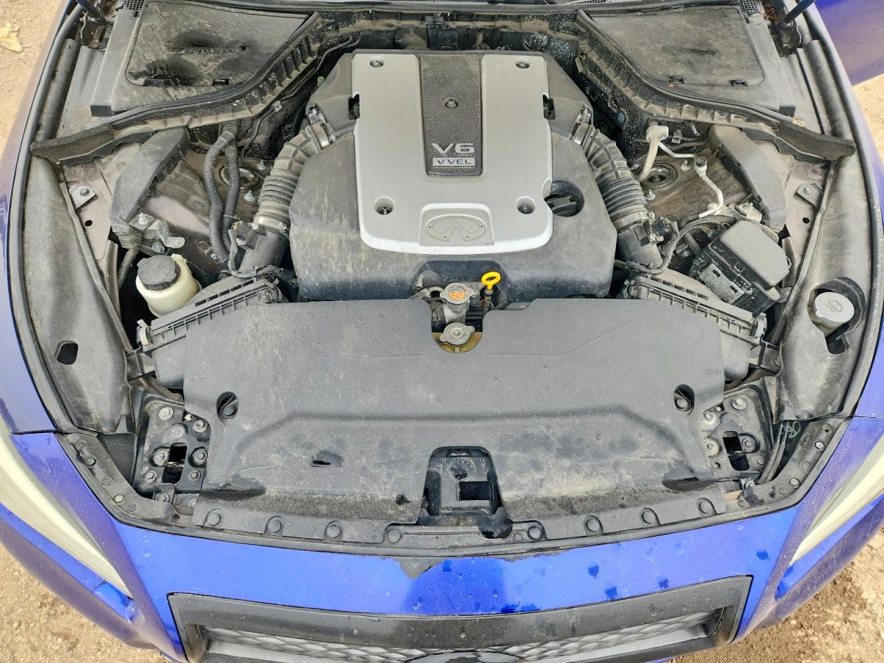 2014 Infiniti Q50 Base Blue vin: JN1BV7AP3EM675696