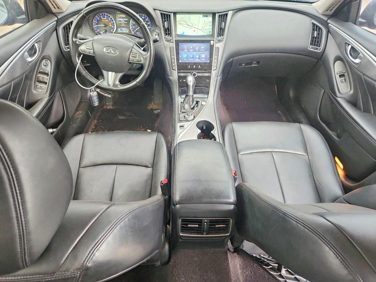 2014 Infiniti Q50 Base Blue vin: JN1BV7AP3EM675696