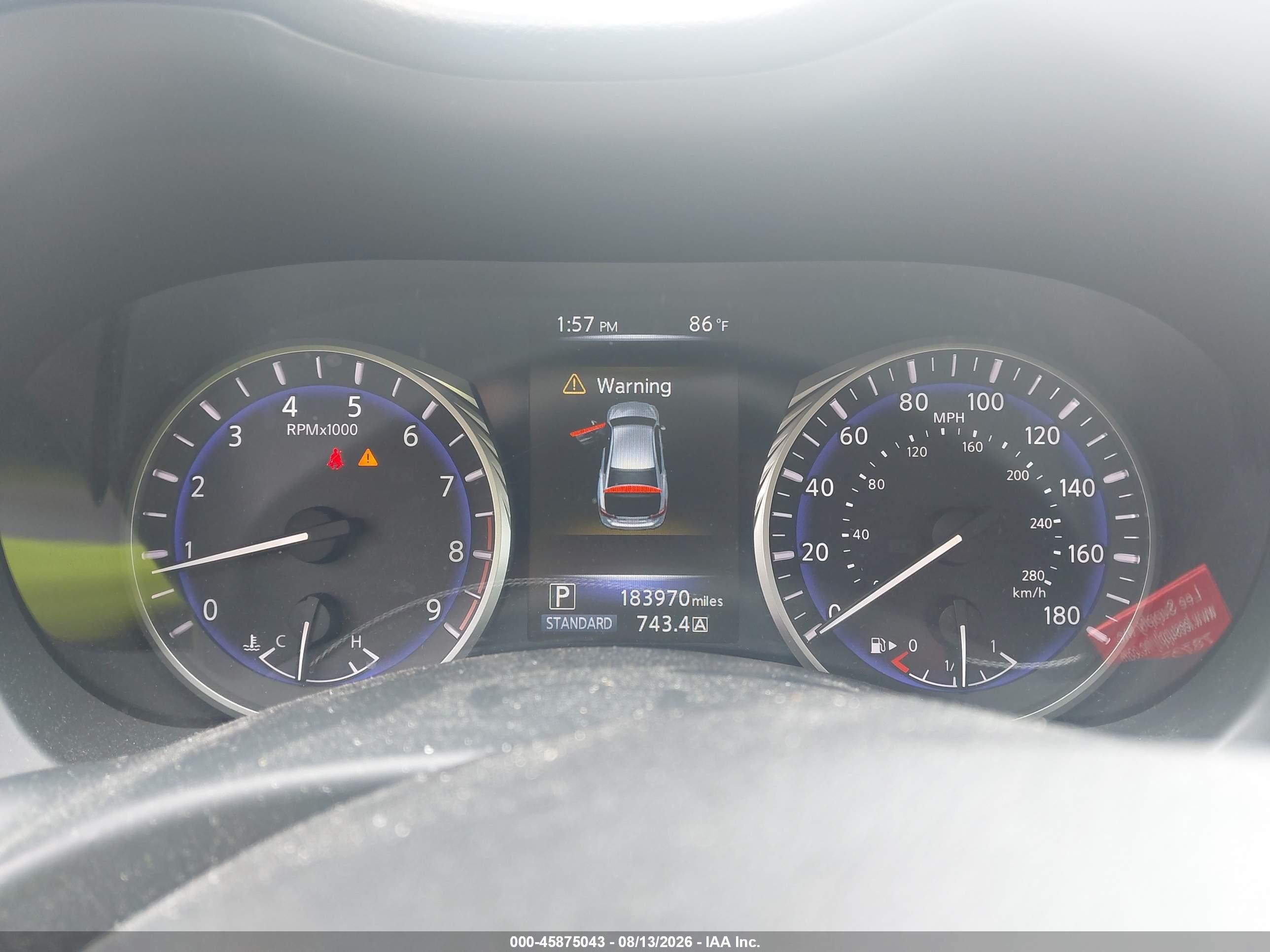 2014 Infiniti Q50 Premium Серый vin: JN1BV7AP3EM676878