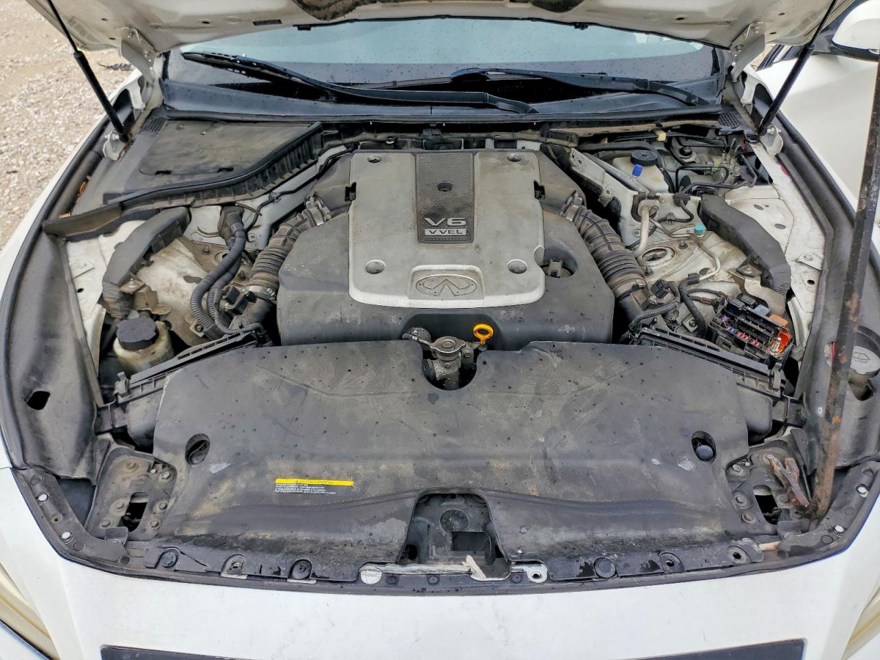 2014 Infiniti Q50 Premium White vin: JN1BV7AP3EM679330