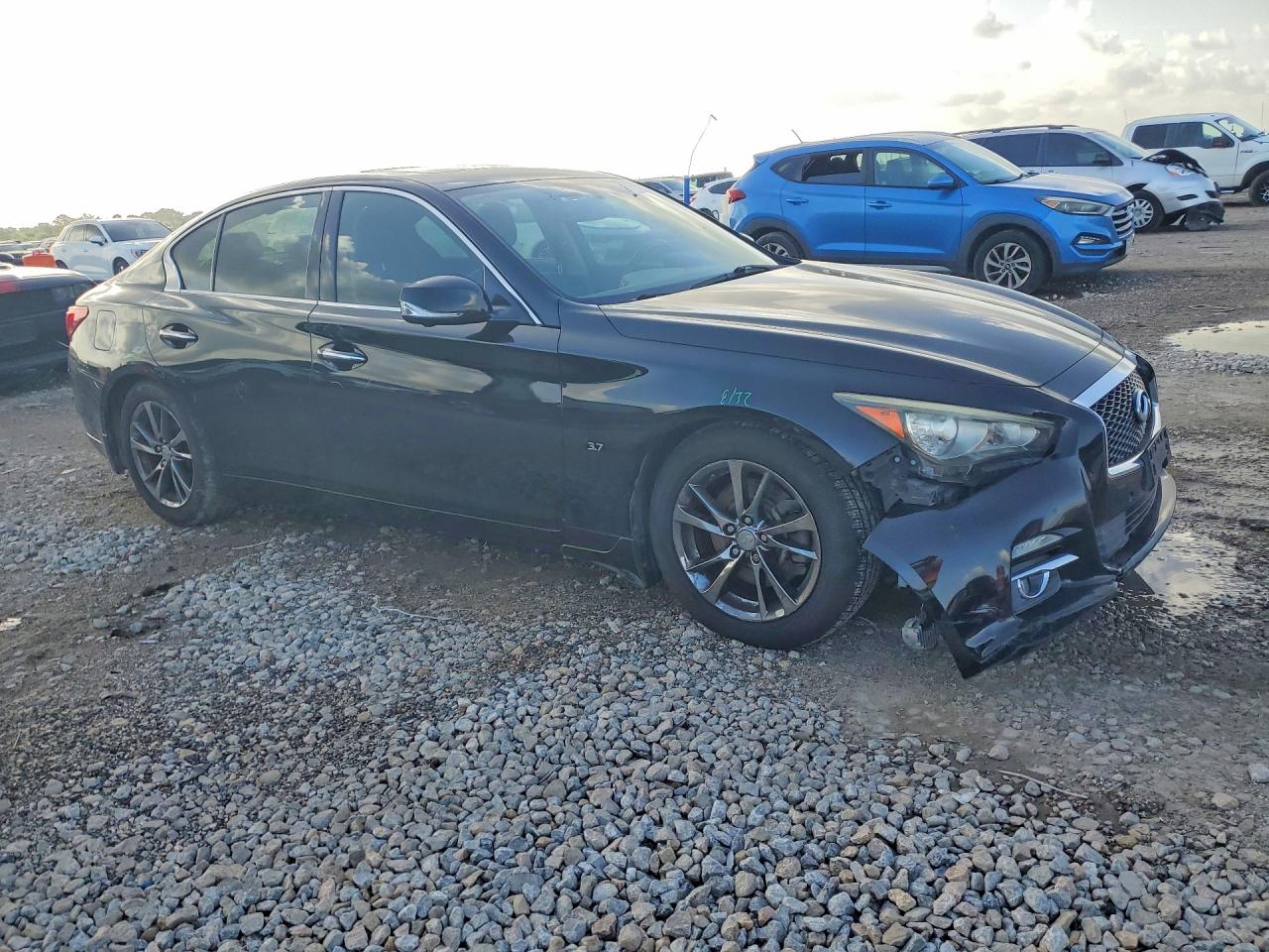 2014 Infiniti Q50 Premium Black vin: JN1BV7AP3EM682258