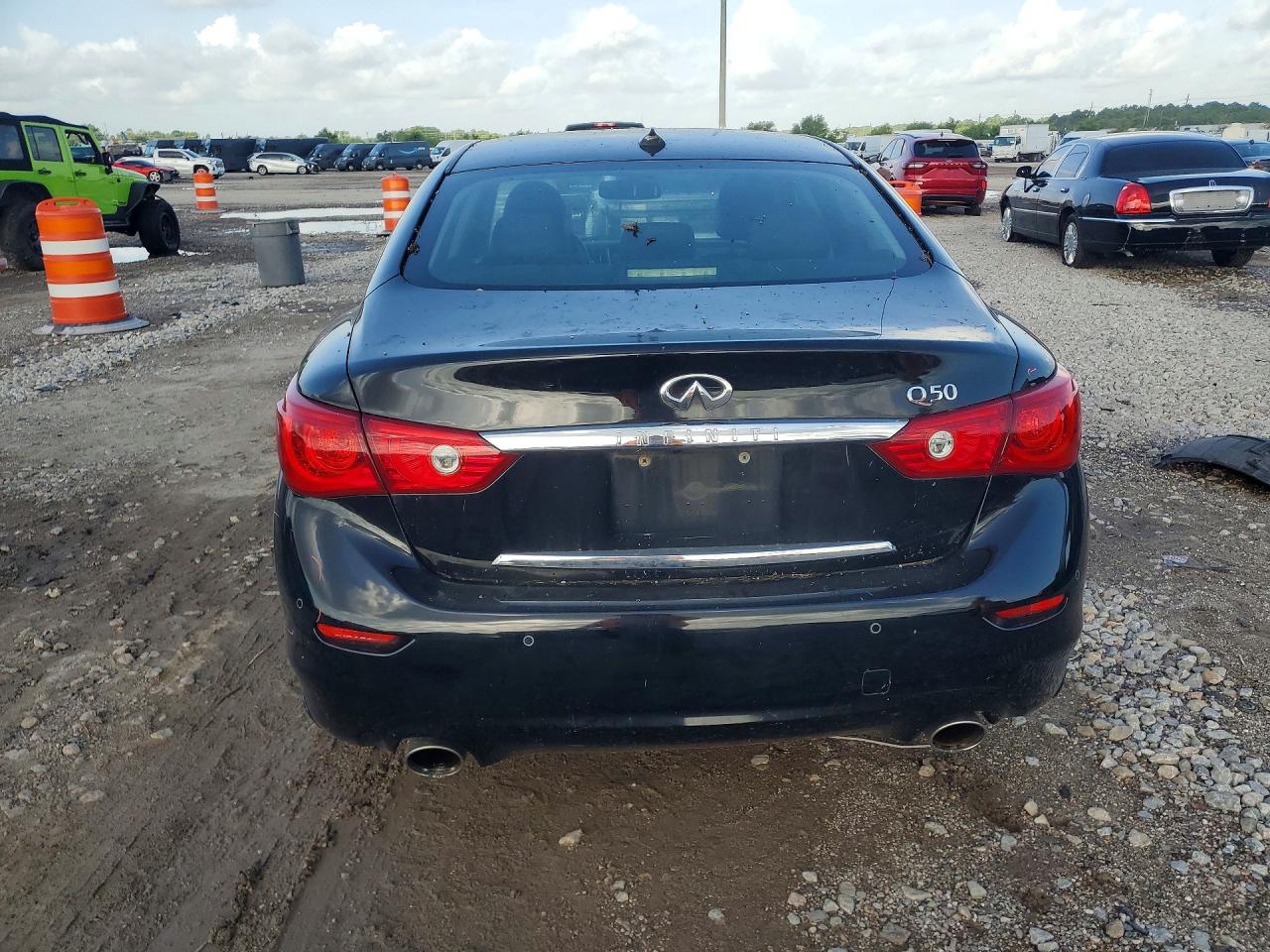 2014 Infiniti Q50 Premium Black vin: JN1BV7AP3EM682258