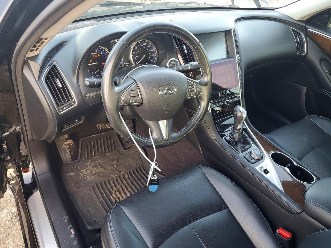 2014 Infiniti Q50 Premium Black vin: JN1BV7AP3EM682258