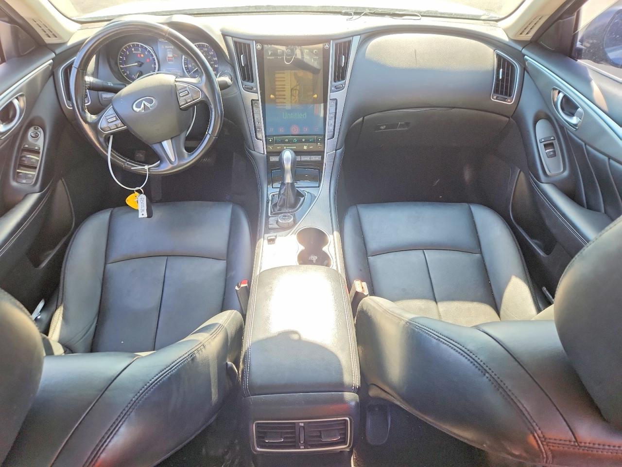 2014 Infiniti Q50 Premium Серебряный vin: JN1BV7AP3EM682549