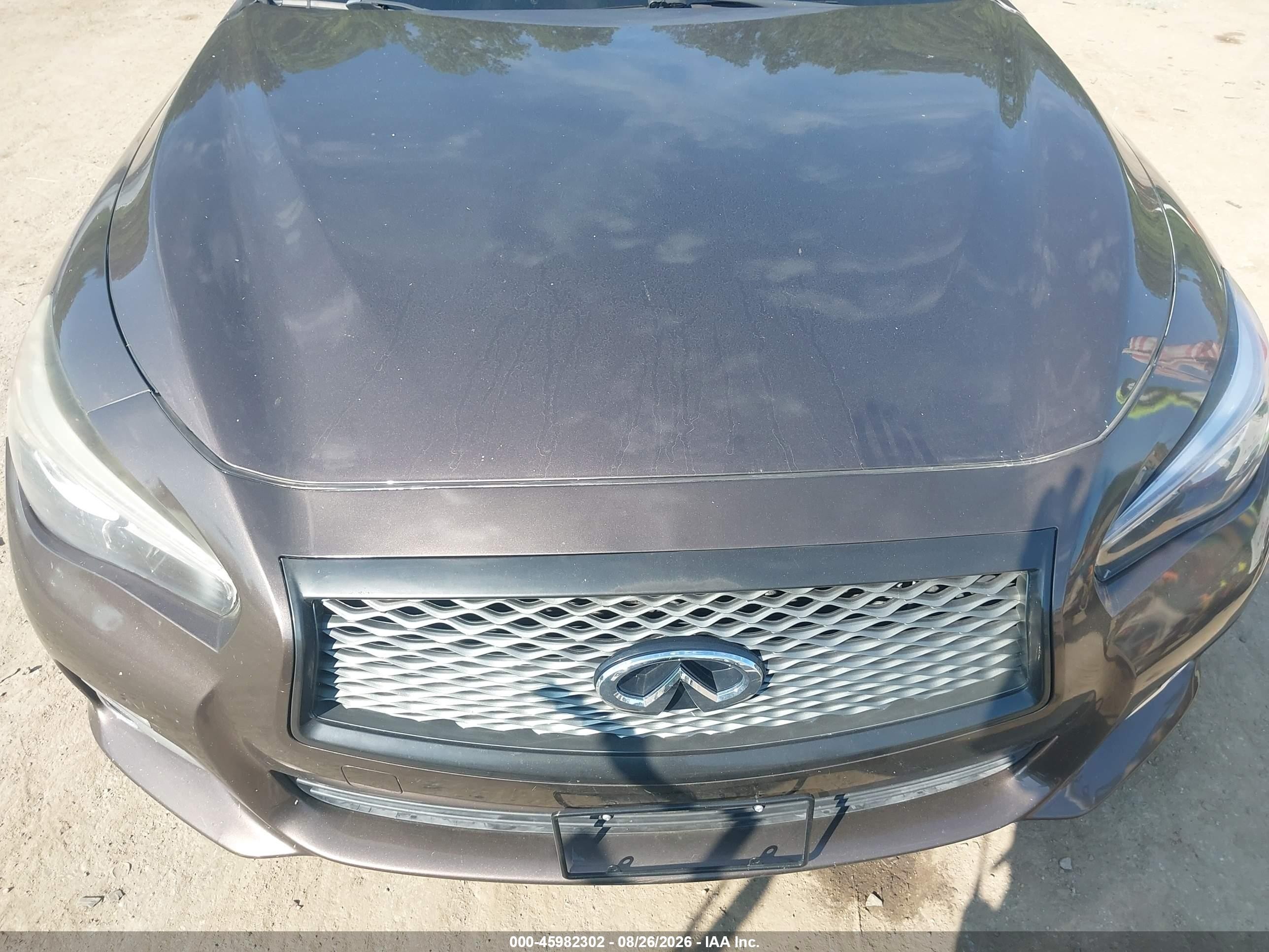 2014 Infiniti Q50 Premium Коричневый vin: JN1BV7AP3EM691767