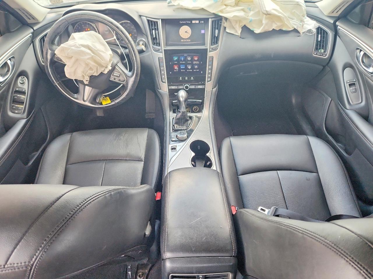 2015 Infiniti Q50 Base Черный vin: JN1BV7AP3FM332940