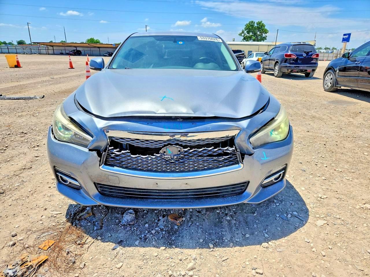 2015 Infiniti Q50 Base Синий vin: JN1BV7AP3FM334445