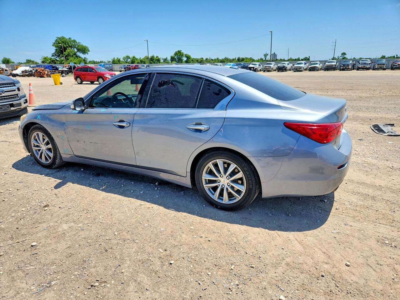 2015 Infiniti Q50 Base Синий vin: JN1BV7AP3FM334445