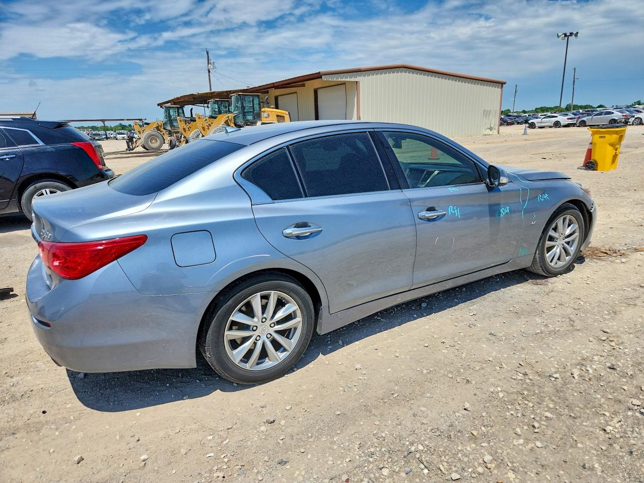 2015 Infiniti Q50 Base Синий vin: JN1BV7AP3FM334445