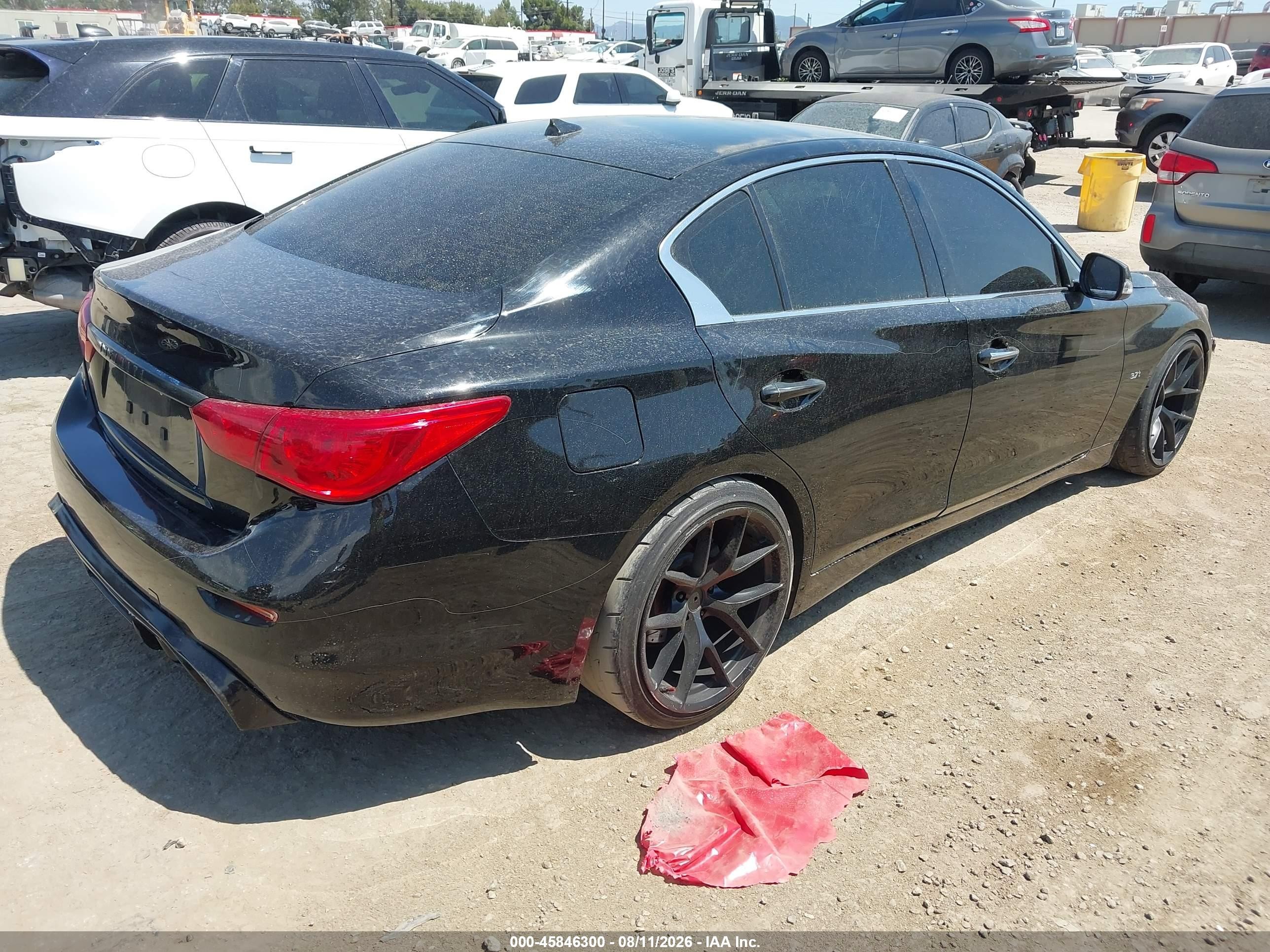 2015 Infiniti Q50 Premium/sport Black vin: JN1BV7AP3FM336289