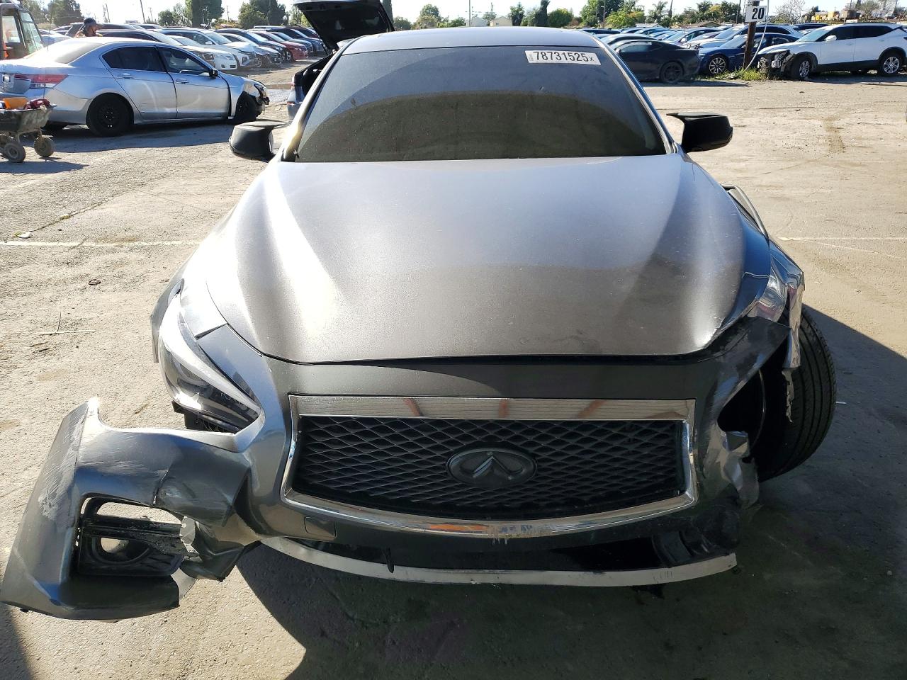 2015 Infiniti Q50 Base Silver vin: JN1BV7AP3FM346062