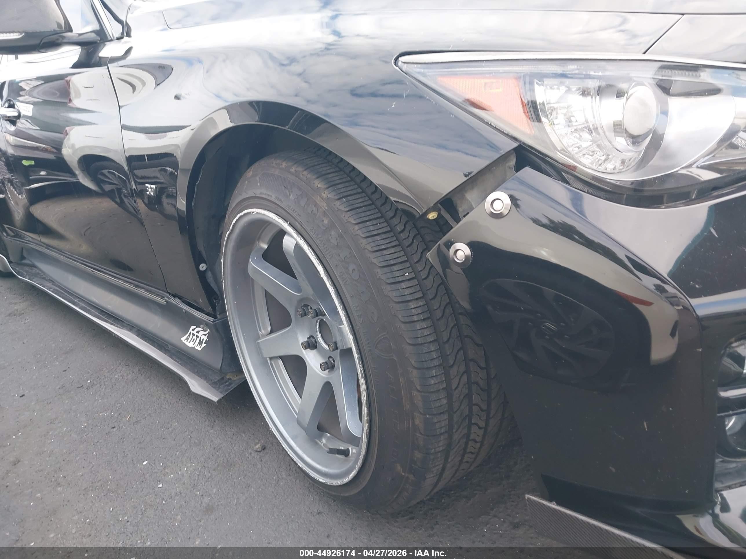 2015 Infiniti Q50 Premium Black vin: JN1BV7AP3FM351861