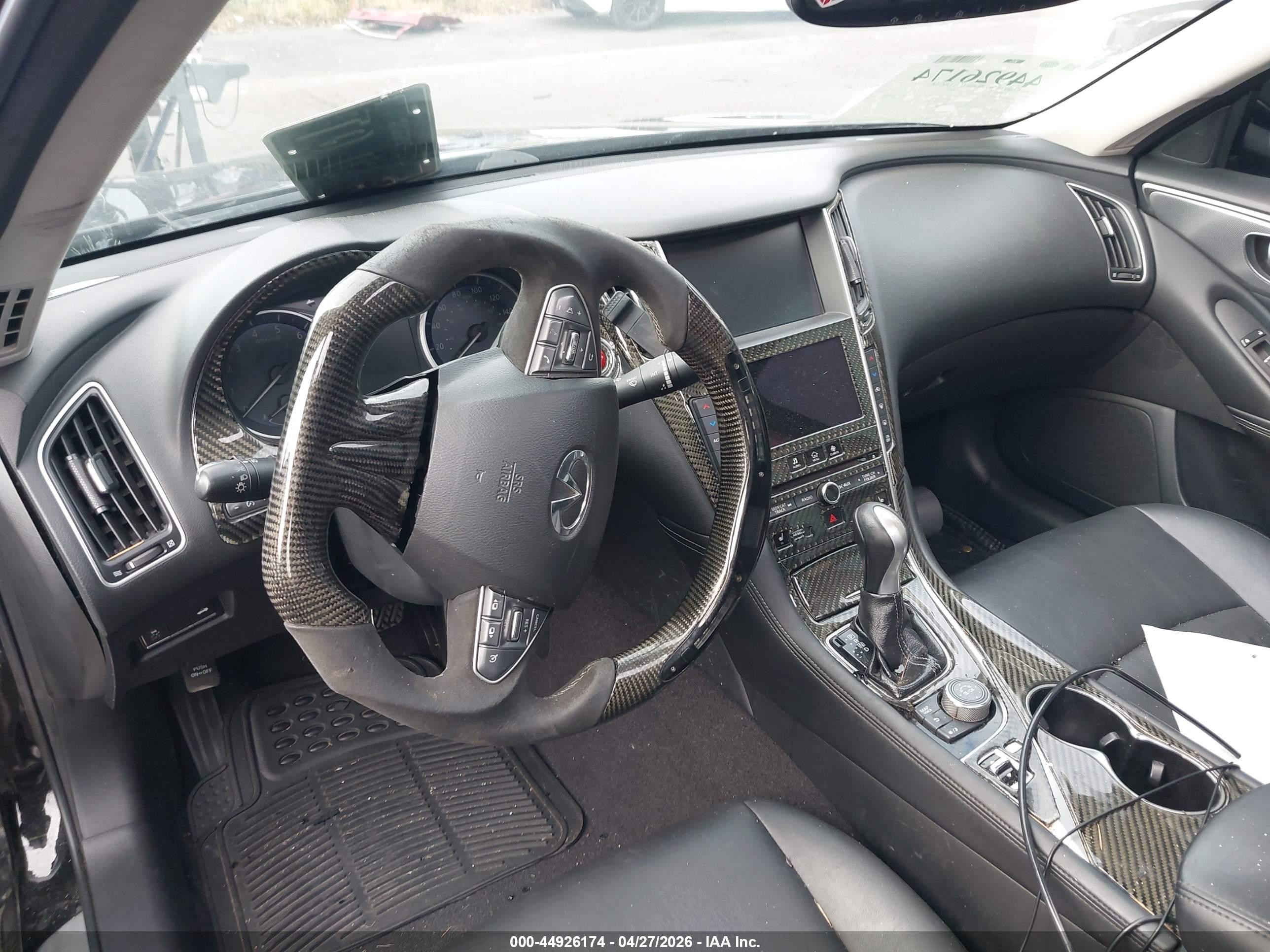 2015 Infiniti Q50 Premium Black vin: JN1BV7AP3FM351861