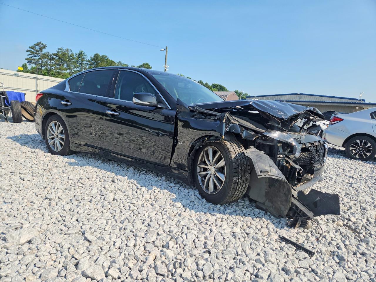 2015 Infiniti Q50 Premium Black vin: JN1BV7AP3FM353190