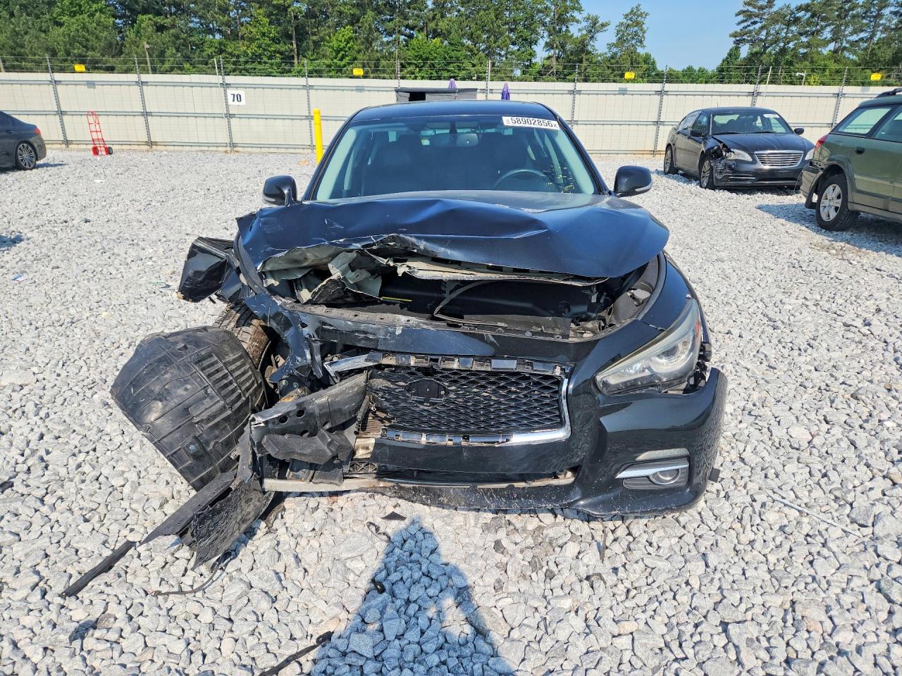2015 Infiniti Q50 Premium Black vin: JN1BV7AP3FM353190