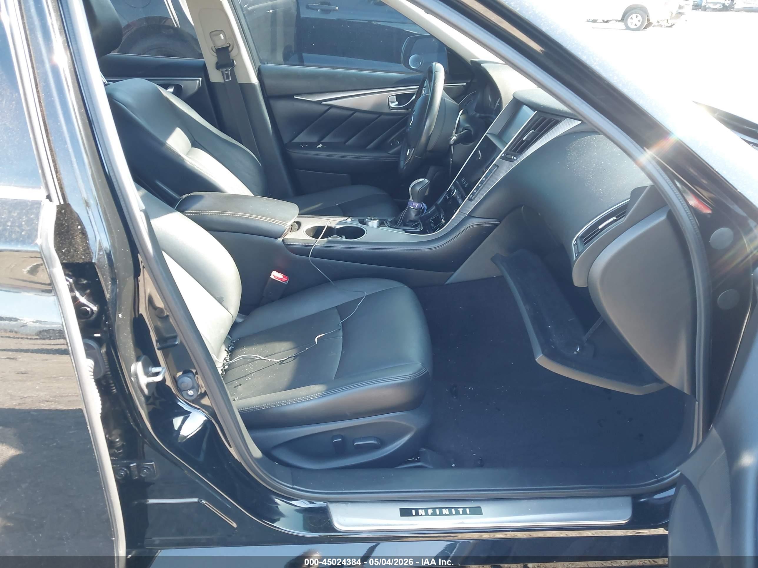 2015 Infiniti Q50 Premium Black vin: JN1BV7AP3FM355263