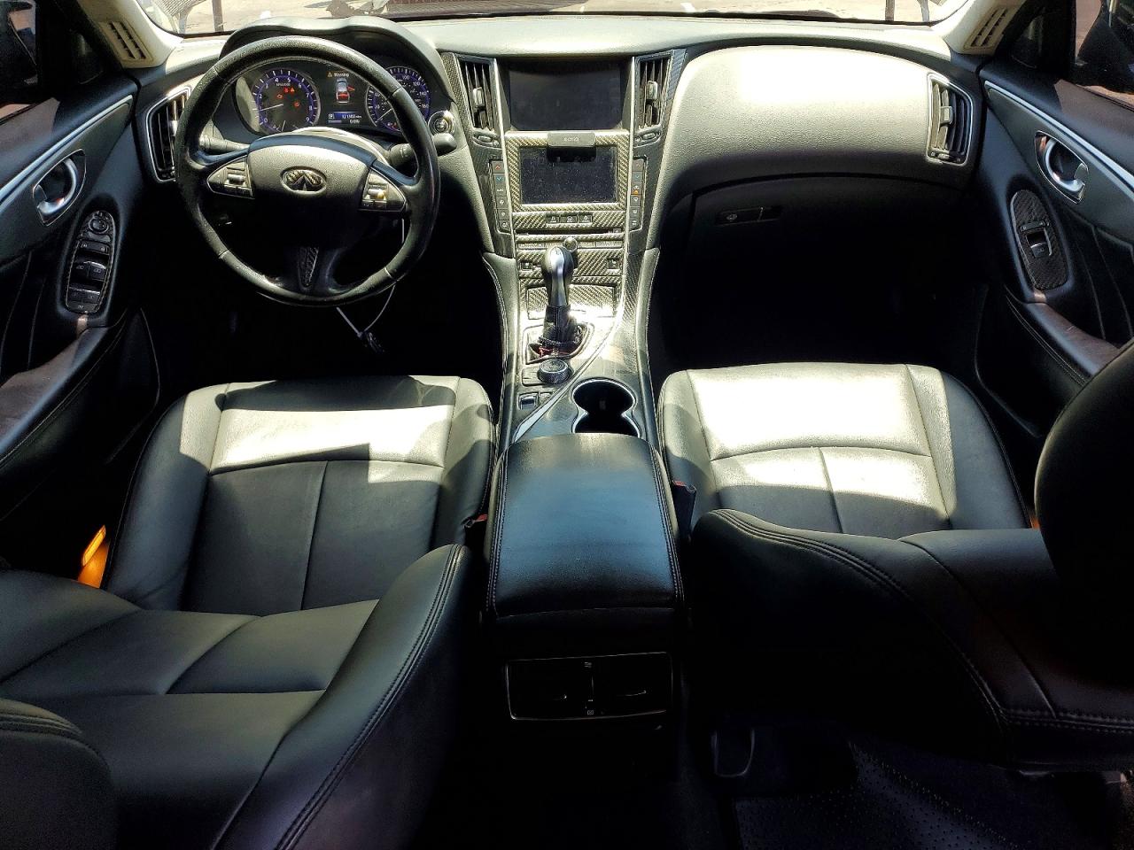 2015 Infiniti Q50 Premium Green vin: JN1BV7AP3FM358857