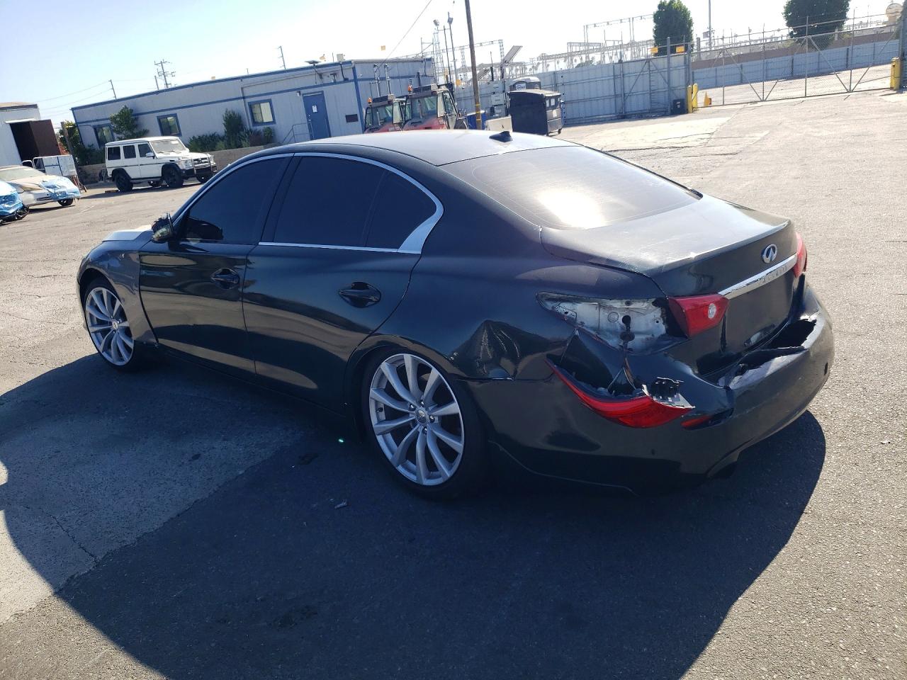2015 Infiniti Q50 Premium Green vin: JN1BV7AP3FM358857