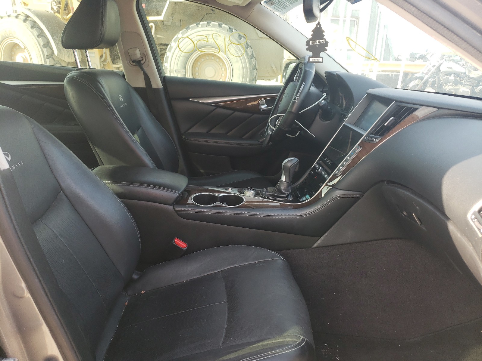 2014 Infiniti Q50 Base Gray vin: JN1BV7AP4EM683810