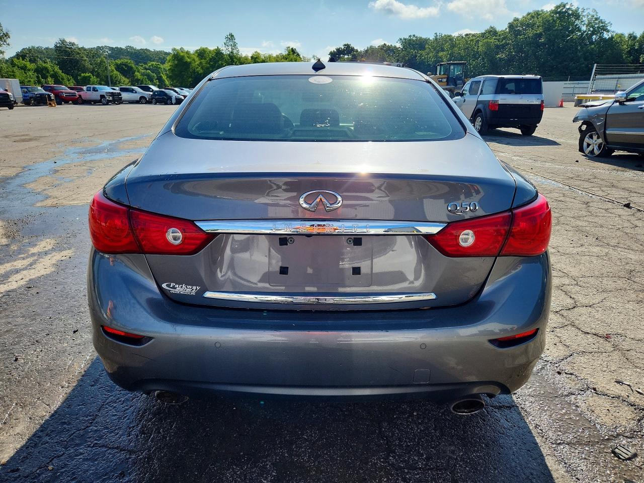2014 Infiniti Q50 Premium Gray vin: JN1BV7AP4EM683810