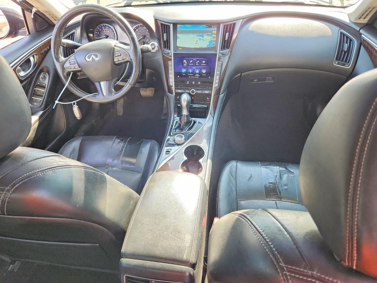 2014 Infiniti Q50 Premium Gray vin: JN1BV7AP4EM683810