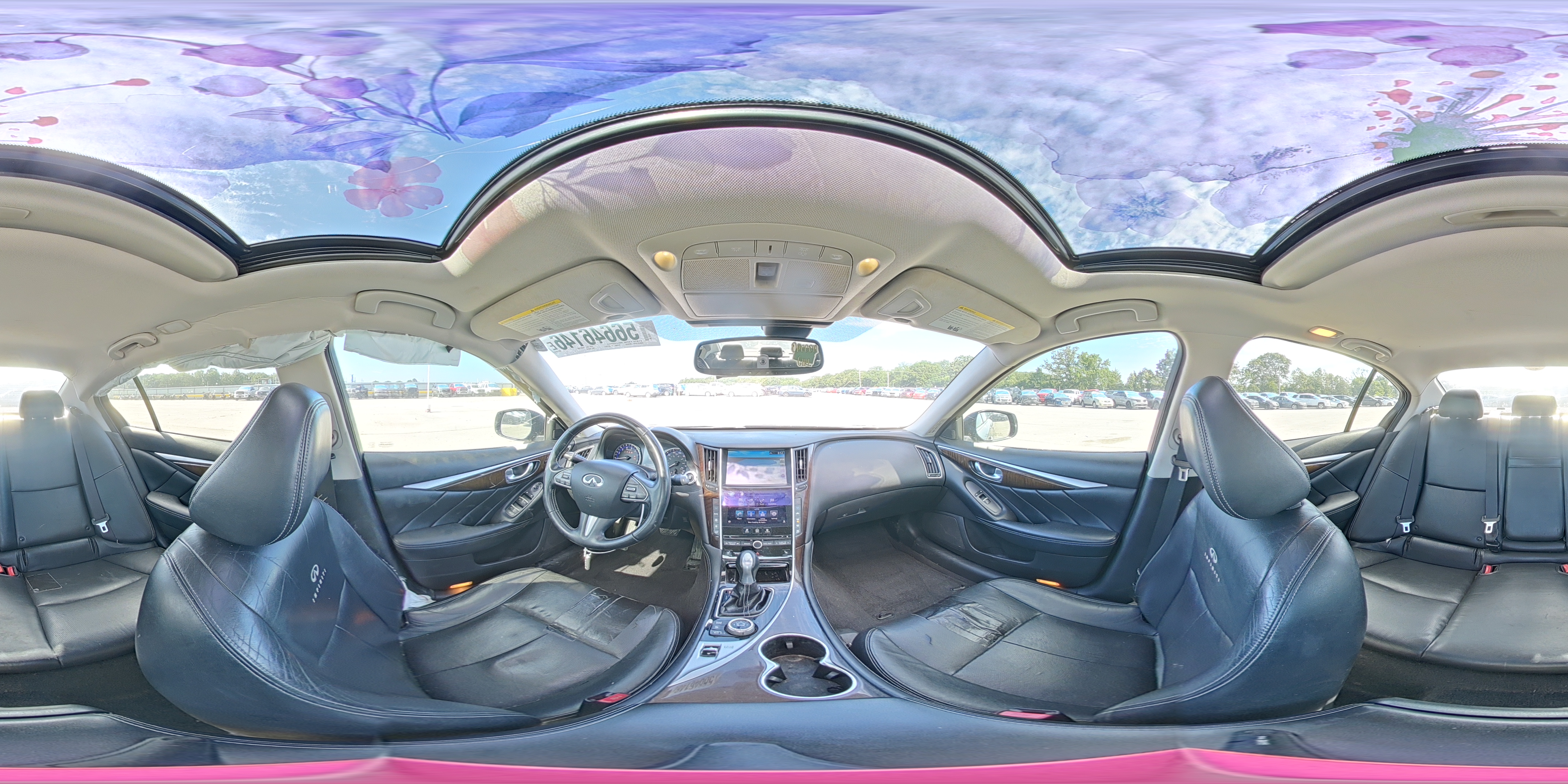 2014 Infiniti Q50 Premium Gray vin: JN1BV7AP4EM683810