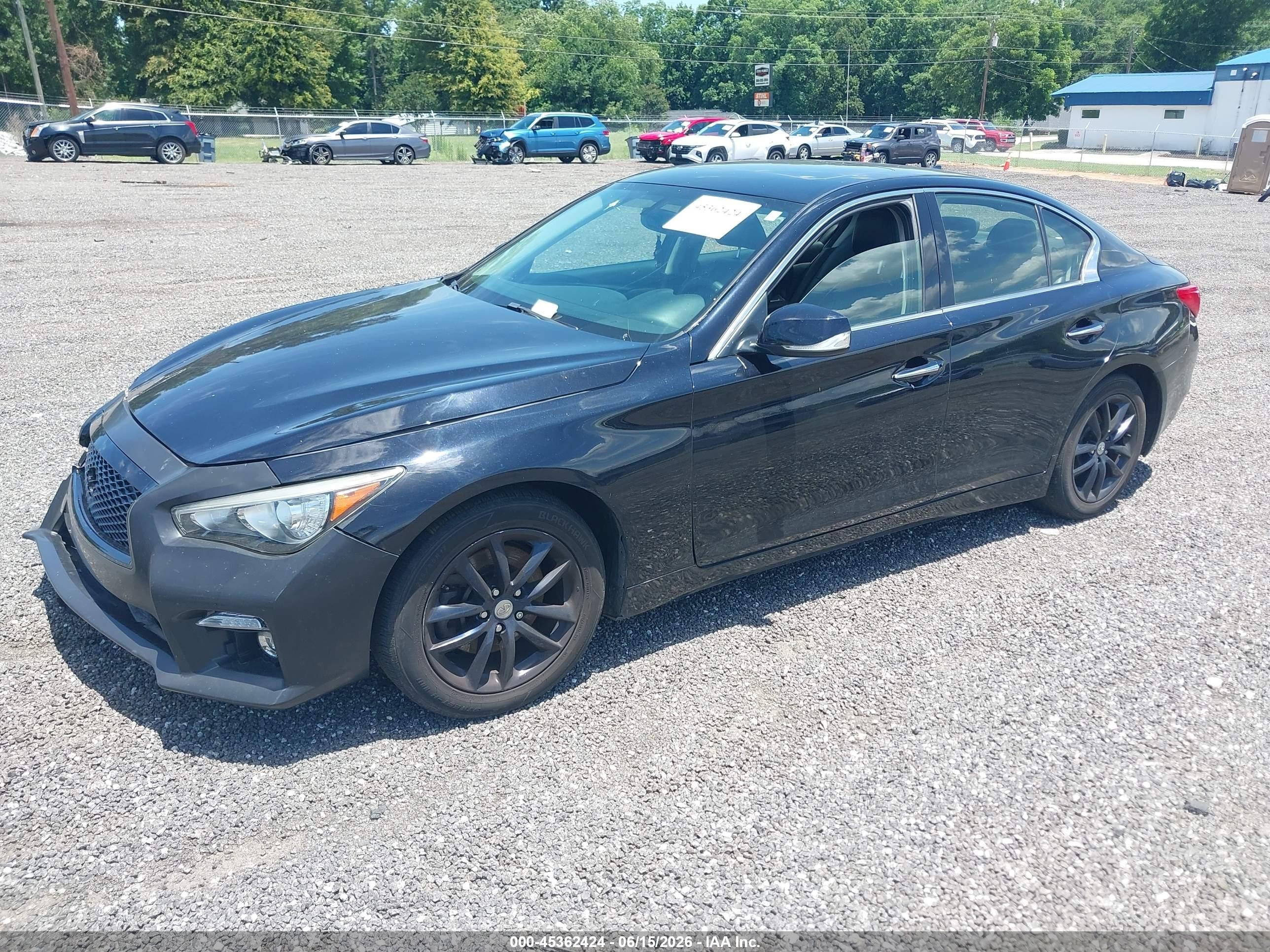 2014 Infiniti Q50 Premium Black vin: JN1BV7AP4EM683869