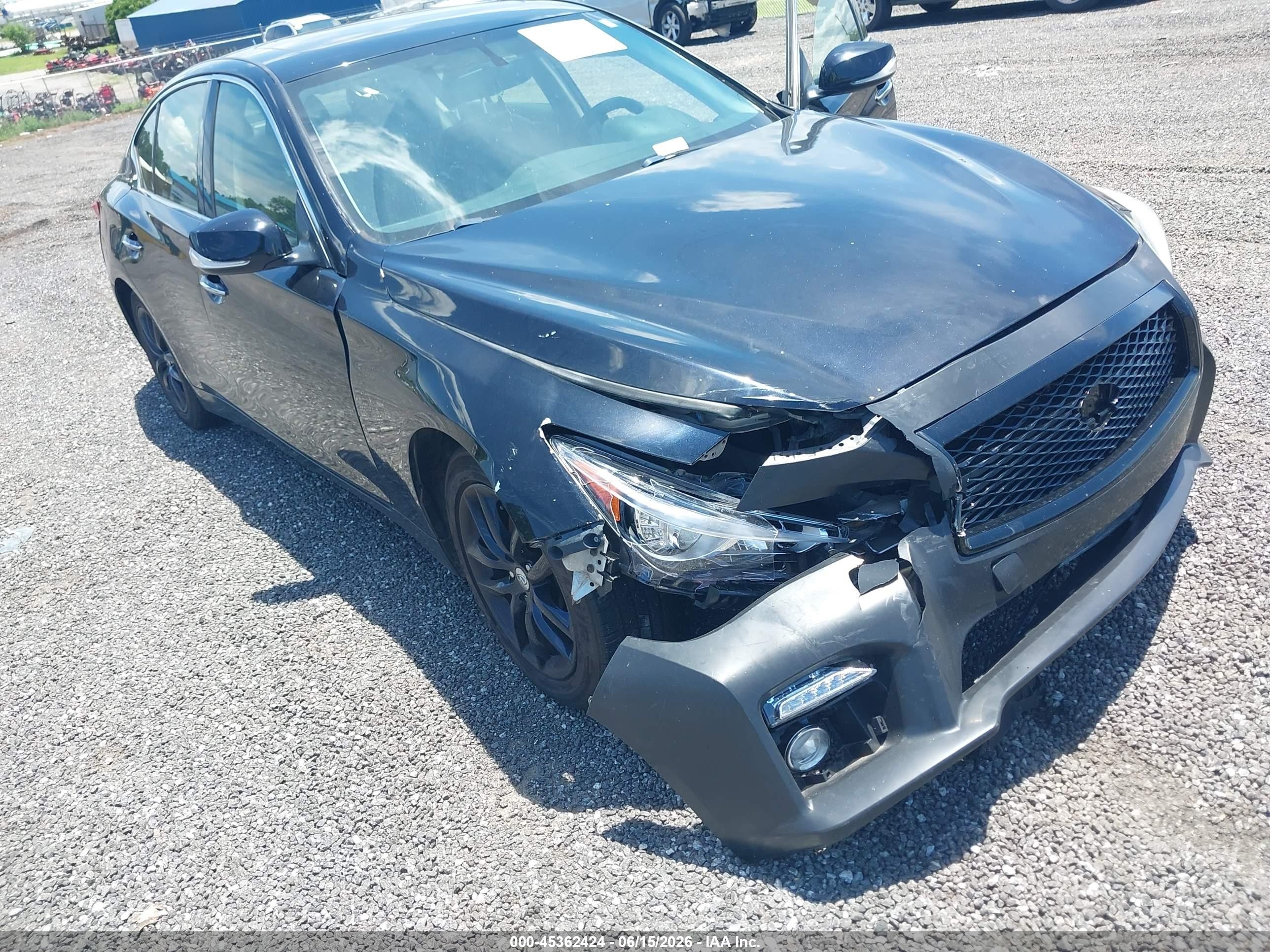2014 Infiniti Q50 Premium Black vin: JN1BV7AP4EM683869