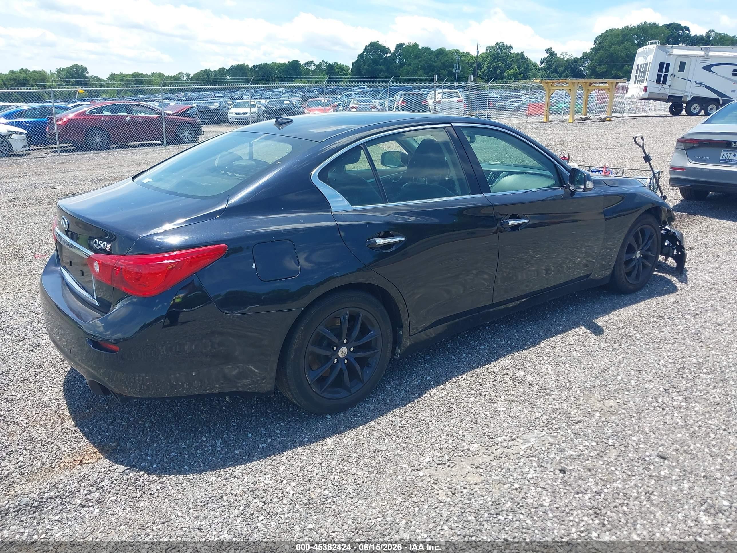 2014 Infiniti Q50 Premium Black vin: JN1BV7AP4EM683869