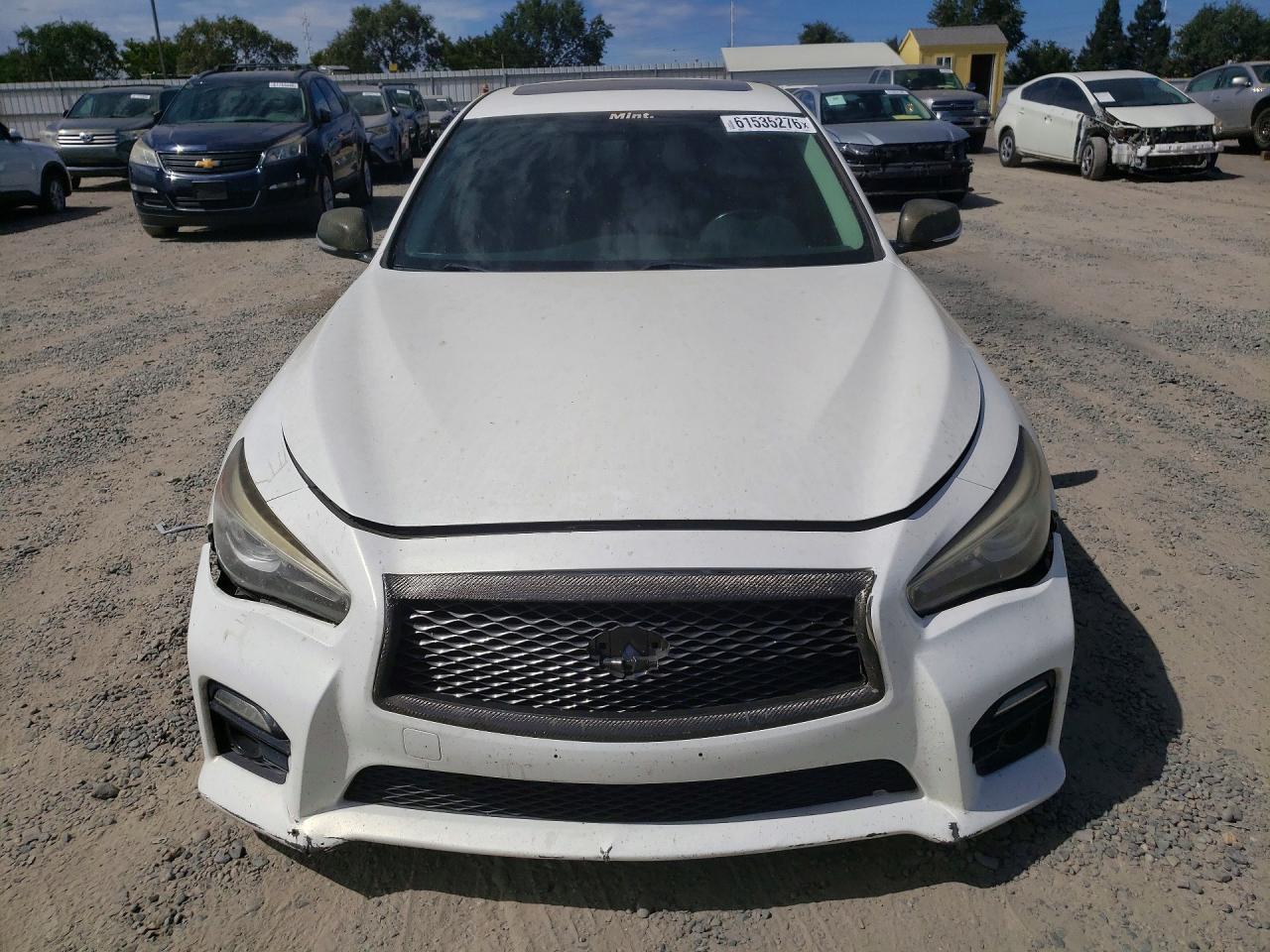 2014 Infiniti Q50 Sport Белый vin: JN1BV7AP4EM685816