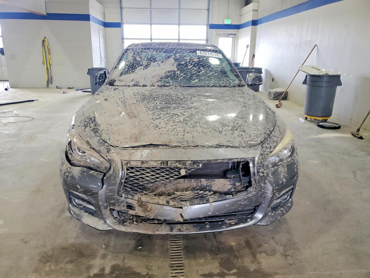 2015 Infiniti Q50 Premium Gray vin: JN1BV7AP4FM330484