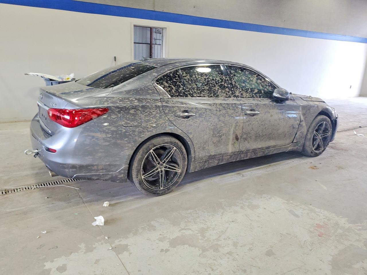2015 Infiniti Q50 Premium Gray vin: JN1BV7AP4FM330484