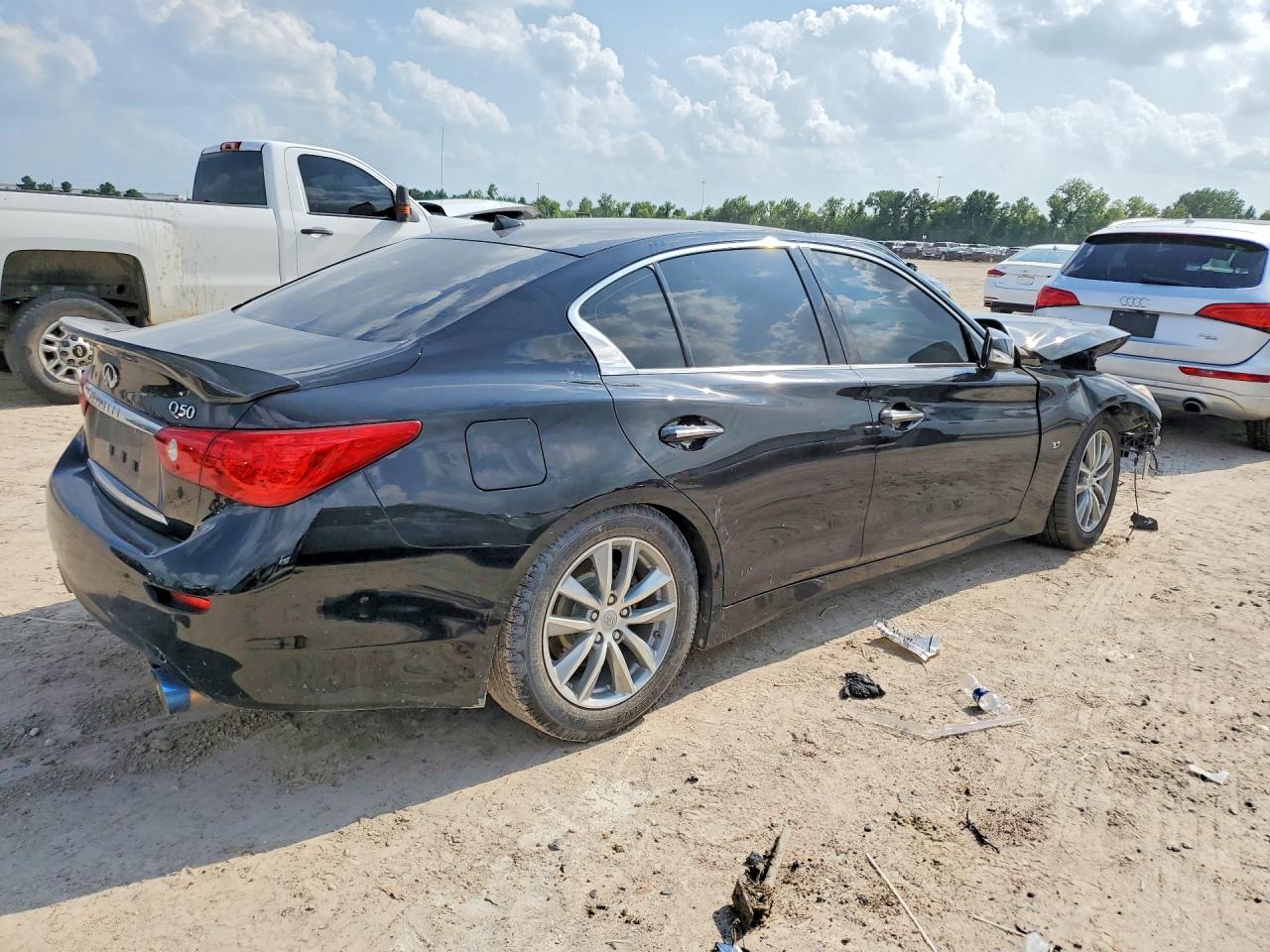 2015 Infiniti Q50 Base Черный vin: JN1BV7AP4FM333630