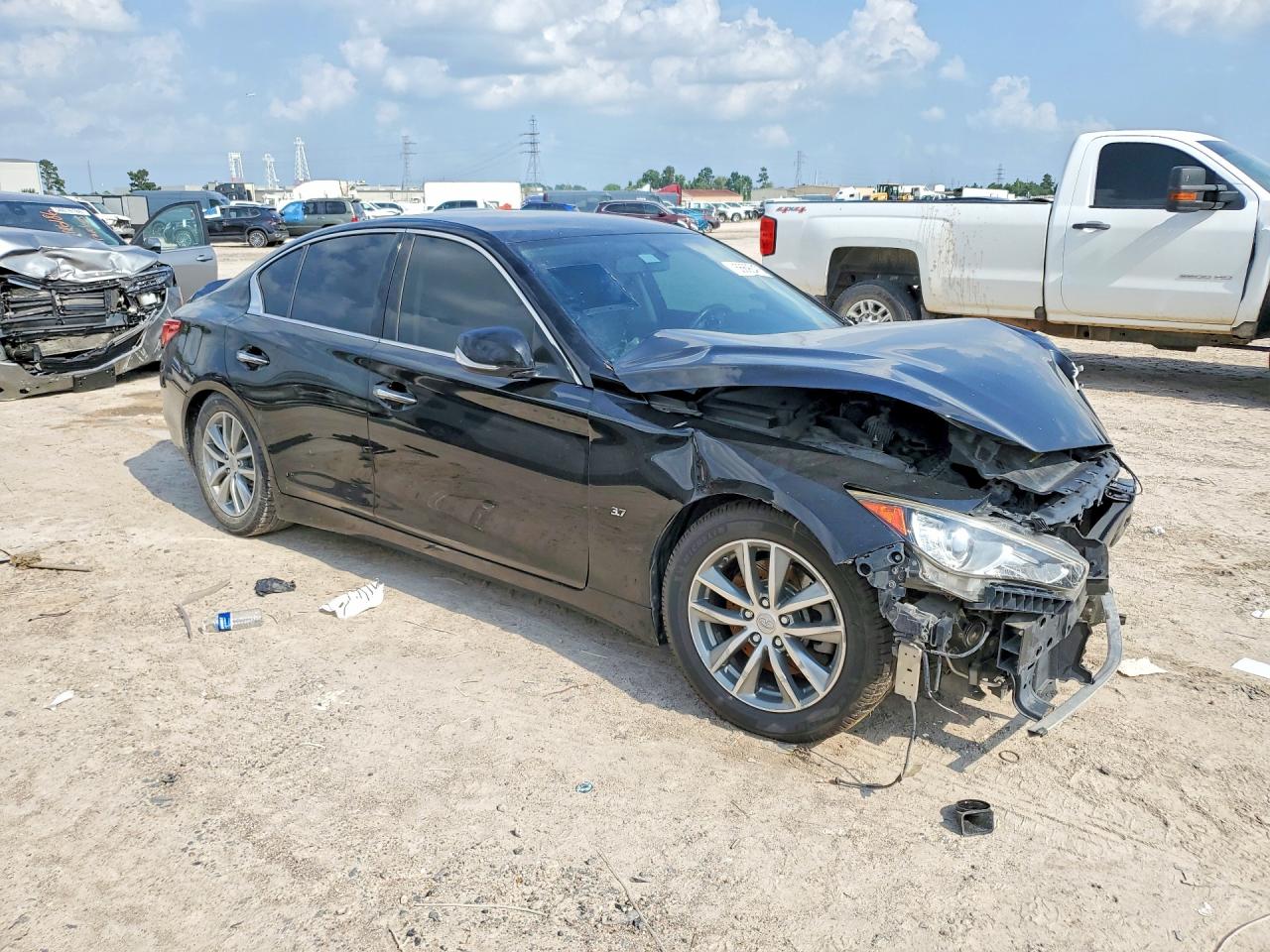 2015 Infiniti Q50 Base Черный vin: JN1BV7AP4FM333630
