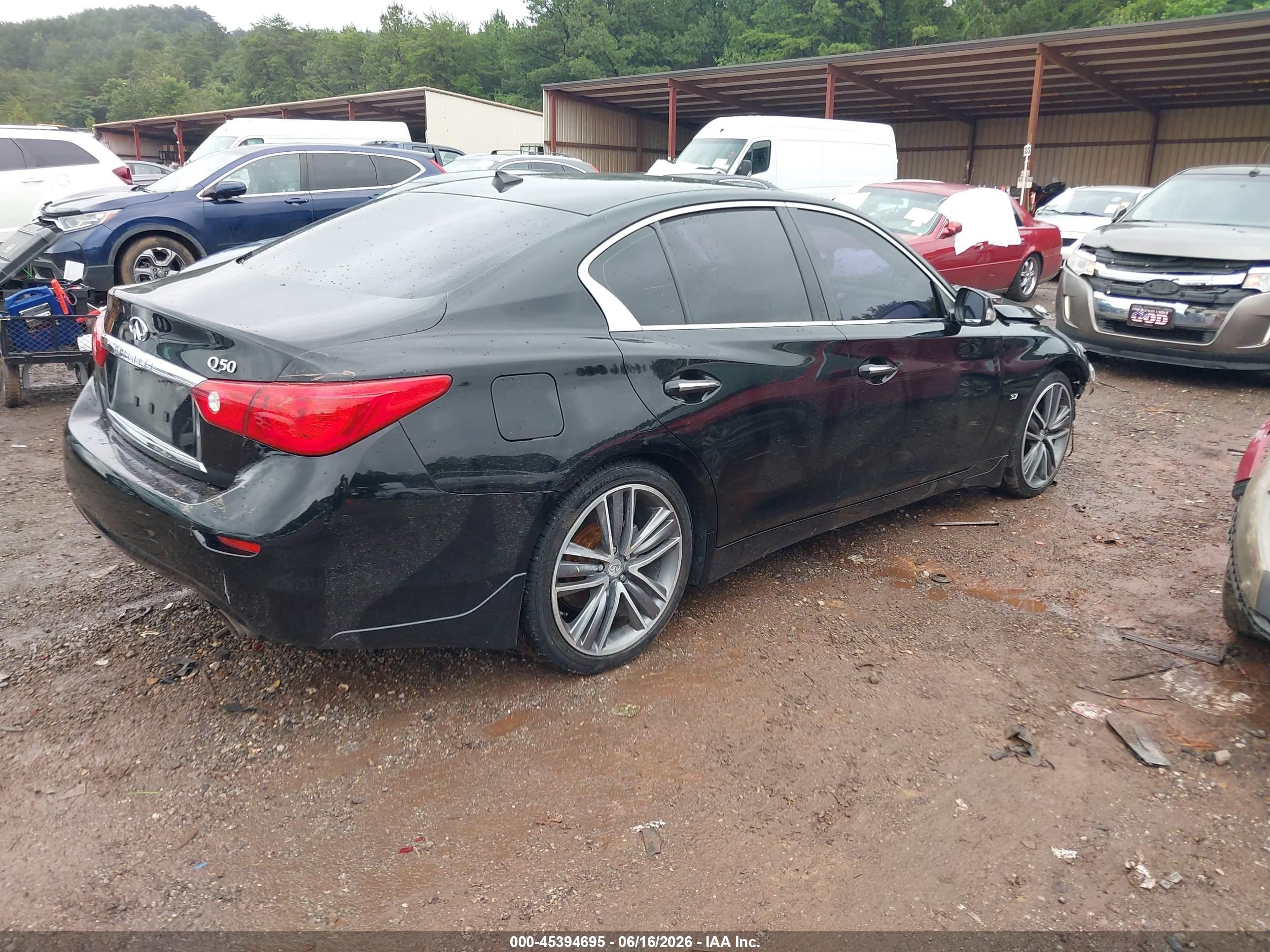 2015 Infiniti Q50 Premium Black vin: JN1BV7AP4FM333711