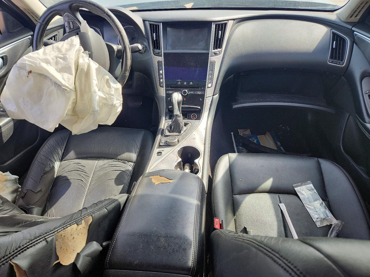 2015 Infiniti Q50 Premium Silver vin: JN1BV7AP4FM336799