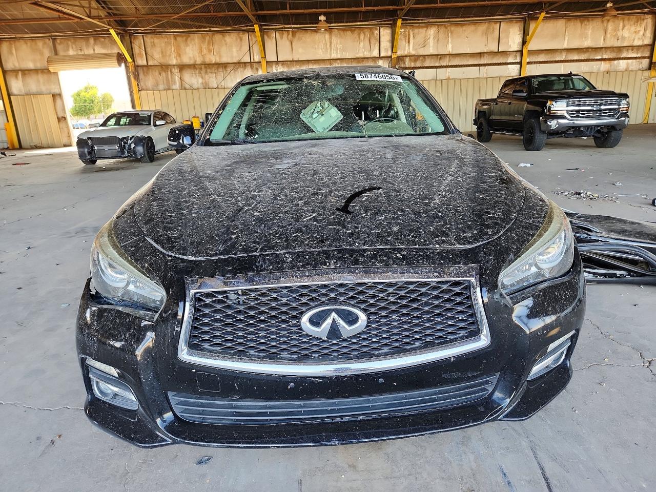 2015 Infiniti Q50 Base Черный vin: JN1BV7AP4FM337015