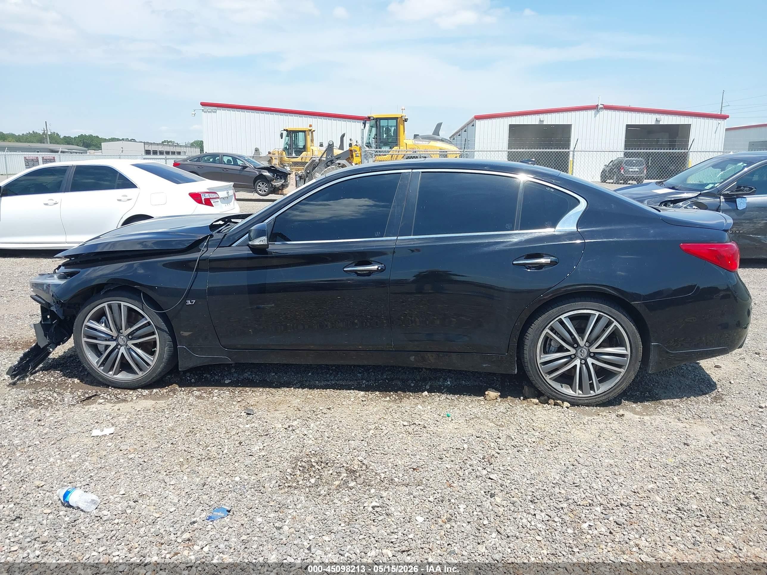 2015 Infiniti Q50 Sport Black vin: JN1BV7AP4FM337595