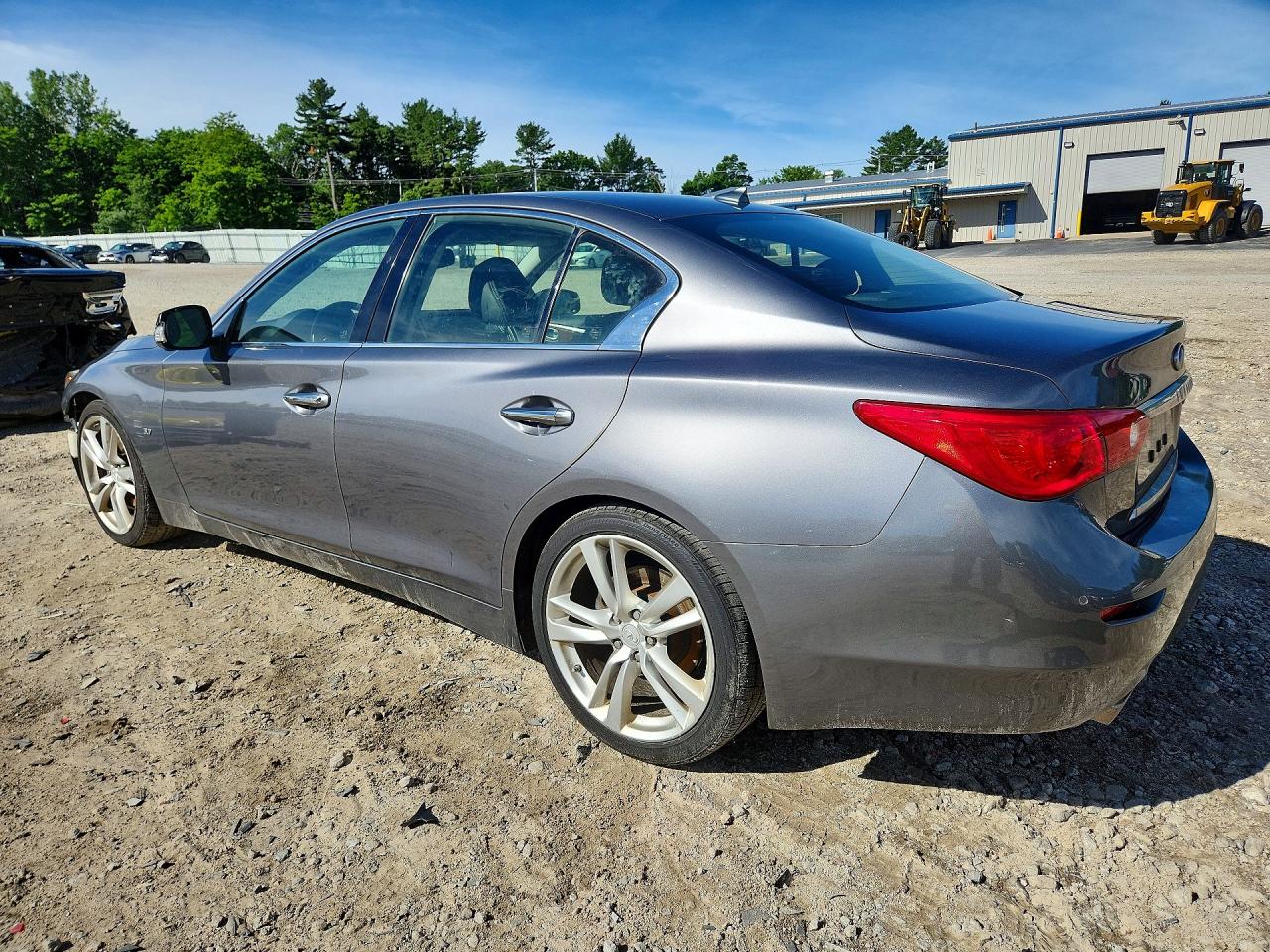 2015 Infiniti Q50 Premium Gray vin: JN1BV7AP4FM340528