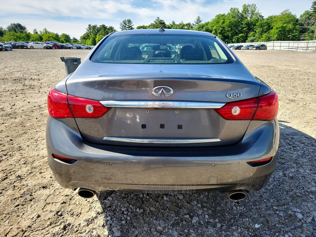 2015 Infiniti Q50 Premium Gray vin: JN1BV7AP4FM340528