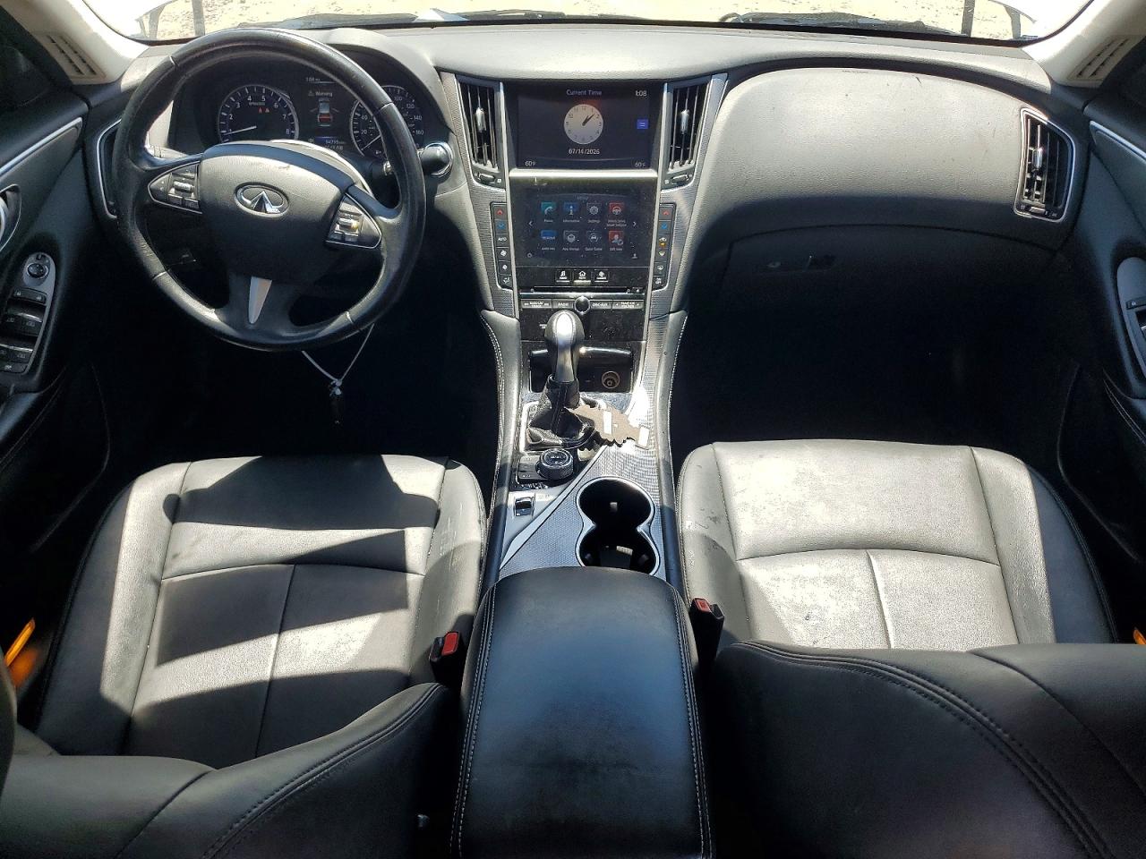 2015 Infiniti Q50 Base Серебряный vin: JN1BV7AP4FM345860