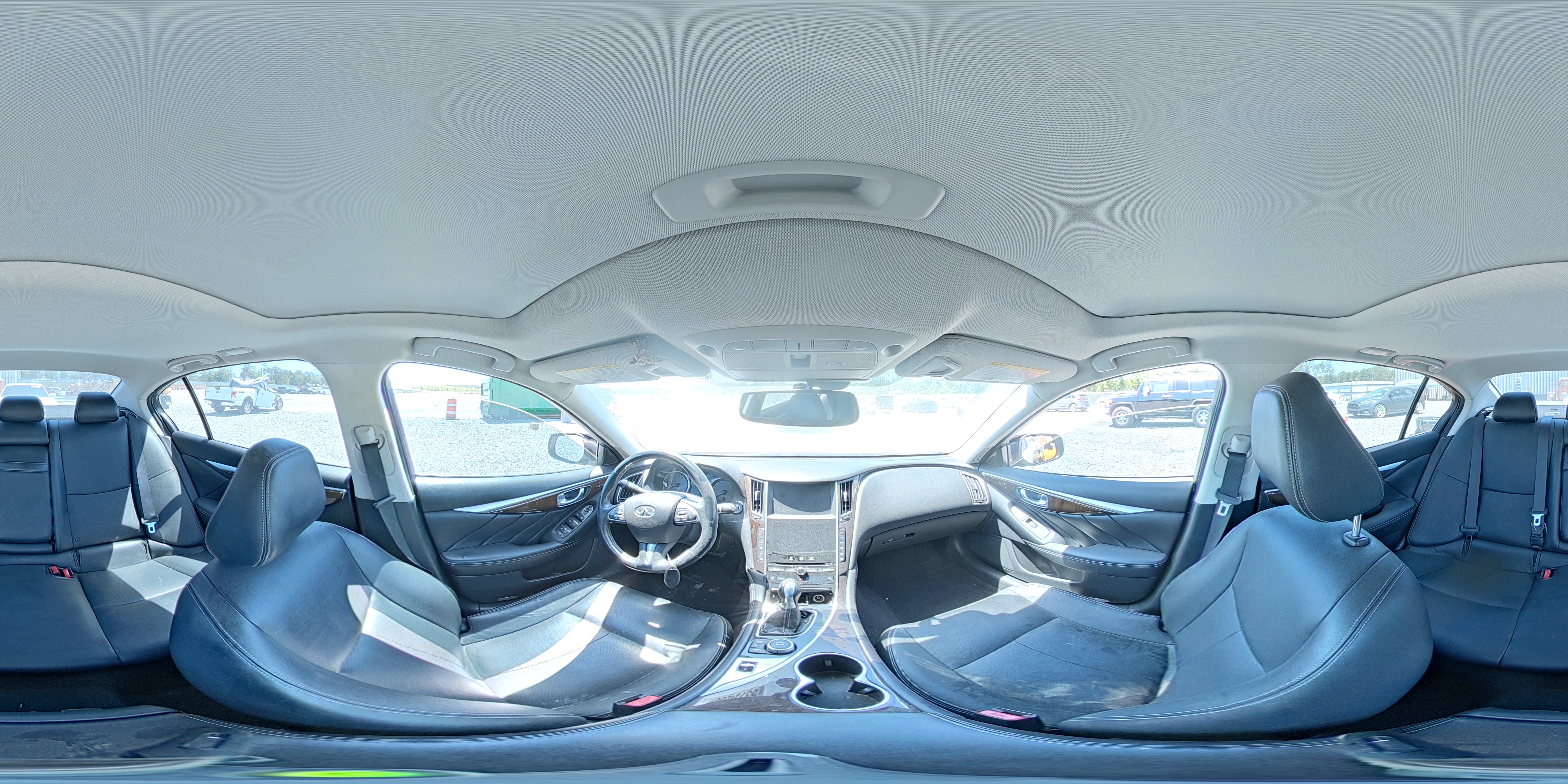 2015 Infiniti Q50 Premium White vin: JN1BV7AP4FM347186
