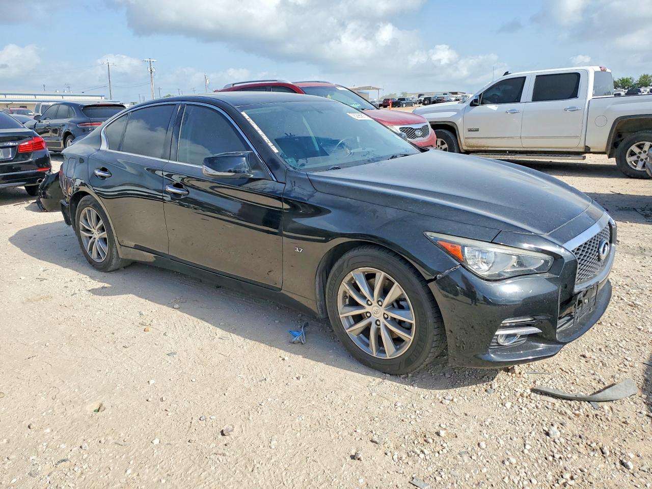 2015 Infiniti Q50 Base Black vin: JN1BV7AP4FM352033