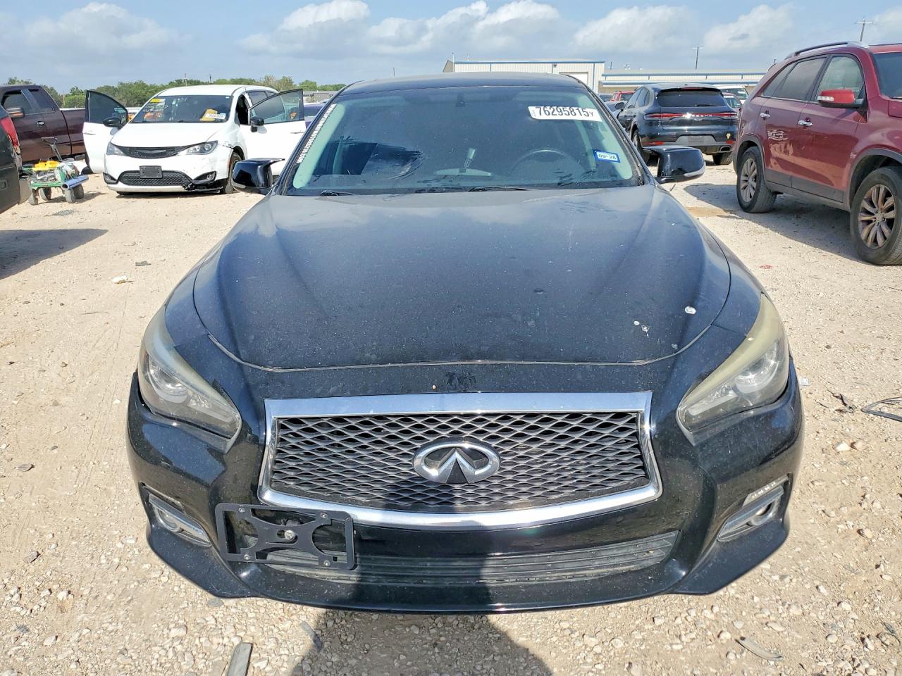 2015 Infiniti Q50 Base Black vin: JN1BV7AP4FM352033