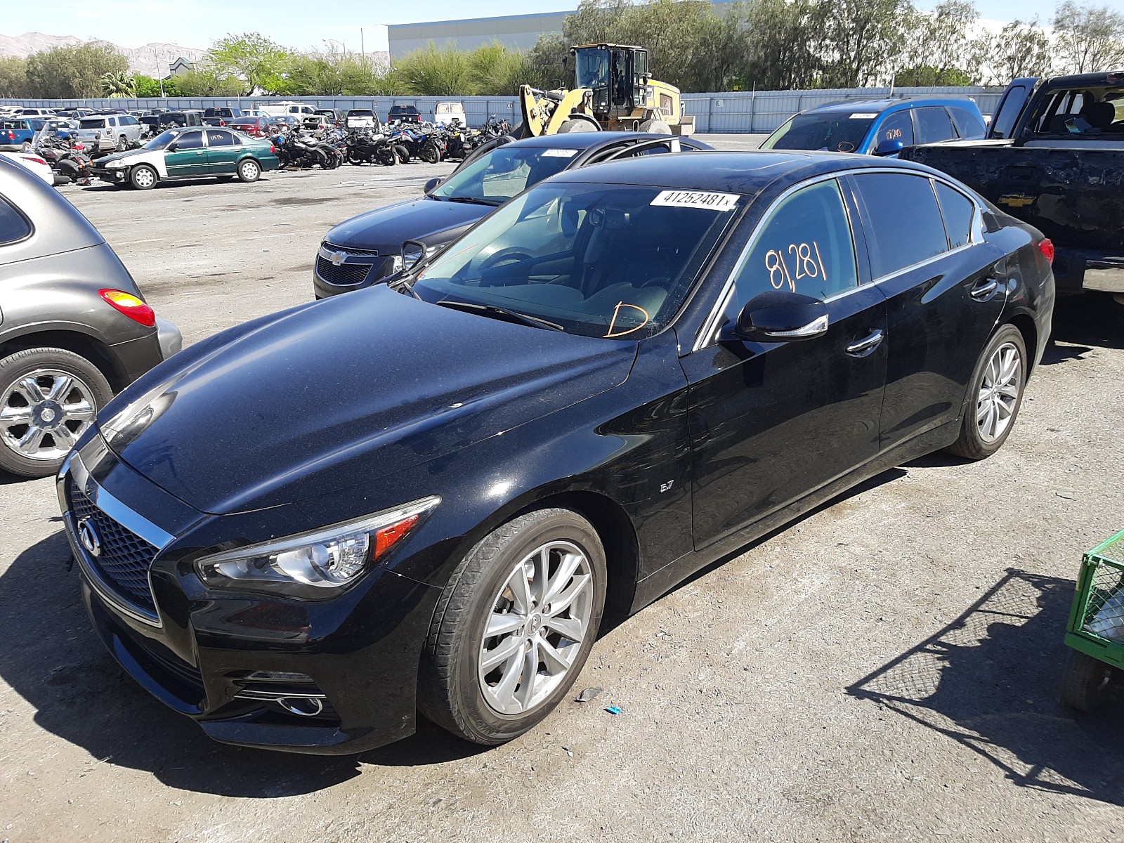 2015 Infiniti Q50 Base Black vin: JN1BV7AP4FM355210