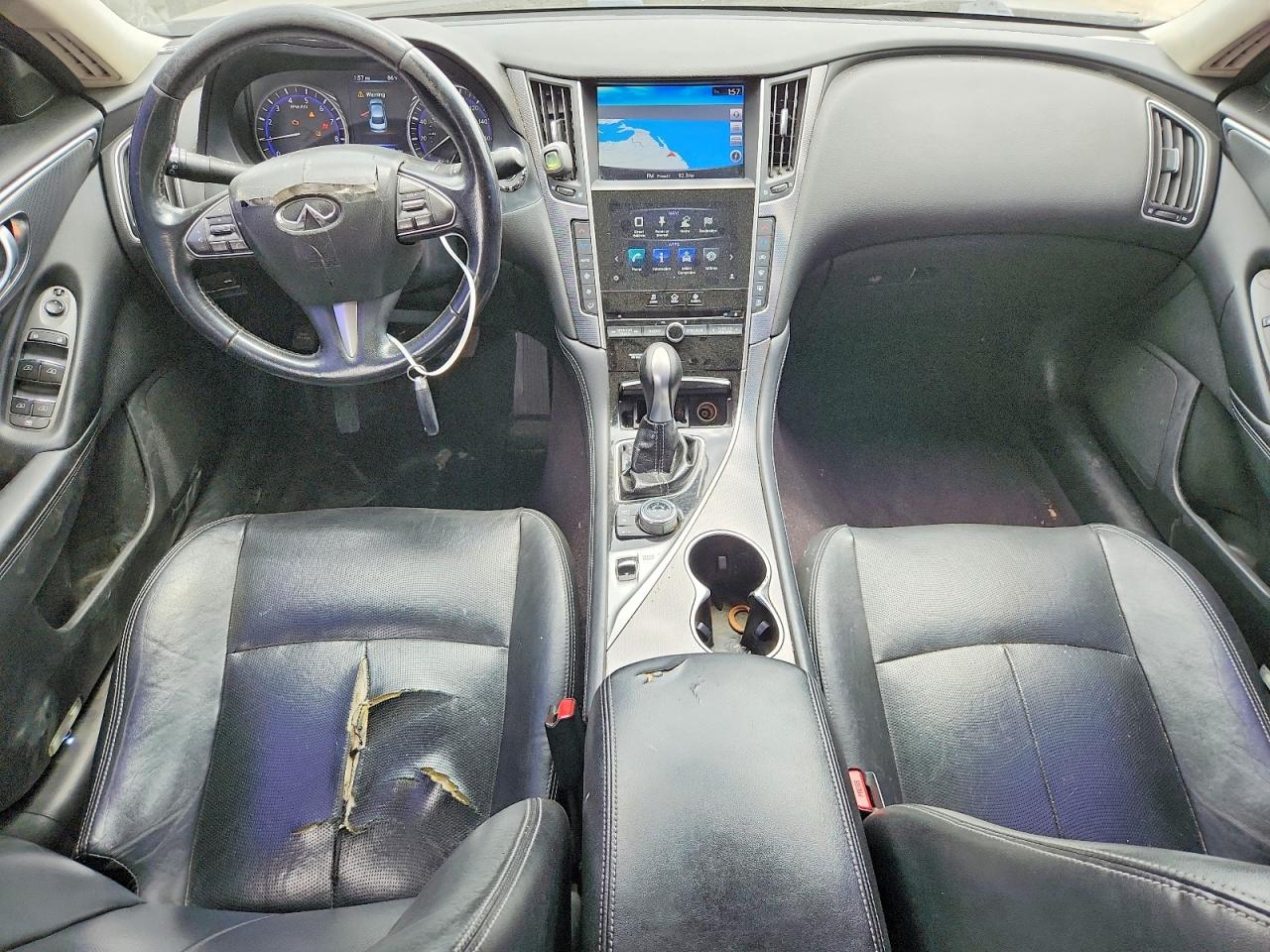 2015 Infiniti Q50 Premium Black vin: JN1BV7AP4FM355210
